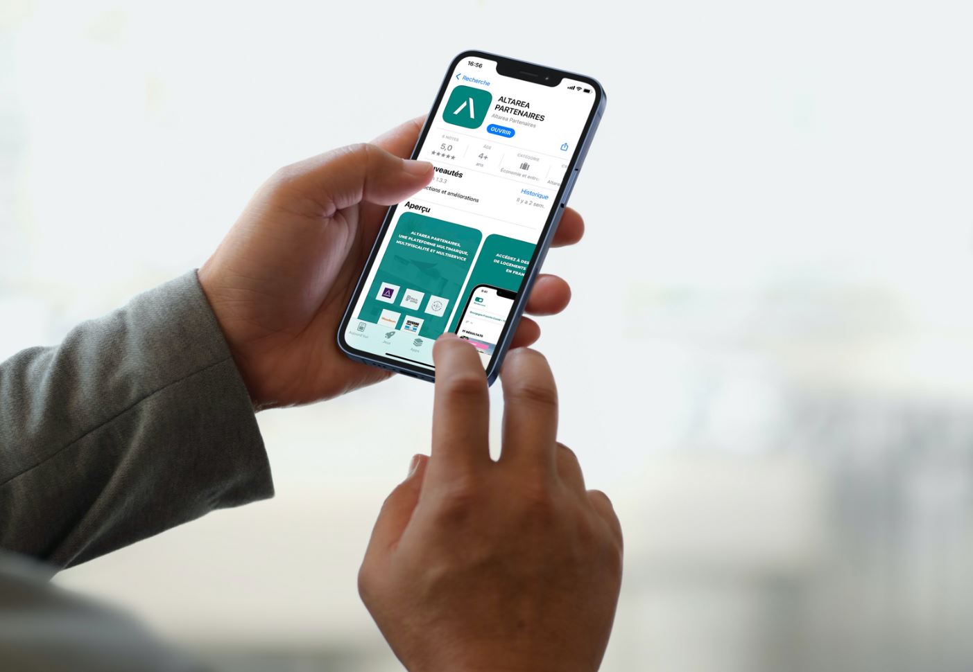 Téléchargez la dernière version de notre application mobile « Altarea Partenaires » !